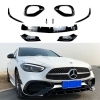 Adatto per W206 S206 Classe C Aero AMG Line spoiler labbro spoiler