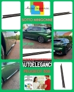SOTTO-MINIGONNE ADATTE PER PEUGEOT 308 2021+ LOOK NERO LUCIDO DESIGN SPORTIVO